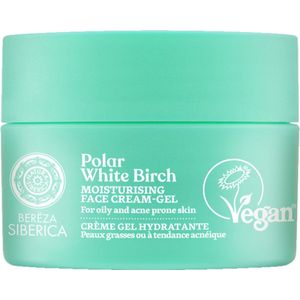 Natura Siberica - Polar White Birch - Hydraterende Gelcrème - 50 ml - Vette en Problematische Huid