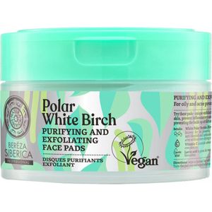 Natura Siberica - Polar White Birch - Exfolierende Pads - 20 st