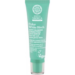 Natura Siberica - Polar White Birch - Gezichtsserum - 30 ml - Voor Vette Huid