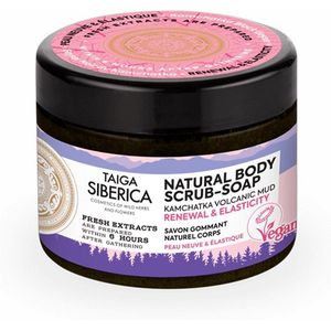 Natura Siberica - Taiga Siberica Kamchatka Volcanic Mud - Body Scrub - 300 ml - Veganistisch
