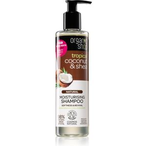 Organic Shop Natural Coconut & Shea Hydraterende Shampoo voor Droog en Beschadigd Haar 280 ml