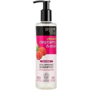 Organic Shop - Natural Raspberry & Acai - Reinigingsshampoo - 280 ml - Voor Volume
