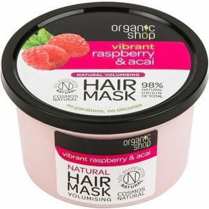 Organic Shop - Vibrant Raspberry & Acai - Haarmasker - 250 ml