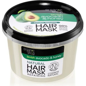 Organic Shop Natural Avocado & Honey Herstellende Haarmasker 250 ml