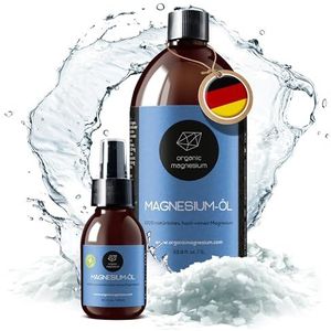 Zechstein Magnesium Oil Spray - 1000ml + 100ml | 100% natuurlijk zuivere magnesiumolie van Organic Magnesium | Perfect voor sport & spierontspanning | Vloeibaar olieconcentraat