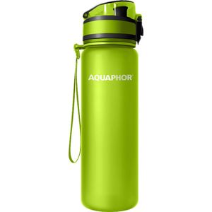 Aquaphor City Drinkfles met waterfilter Groen (Capaciteit wisselfilter 150L)