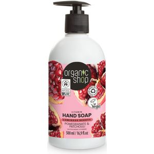 Organic Shop - Pomegranate & Patchouli - Verzorgende Vloeibare Handzeep - 500 ml