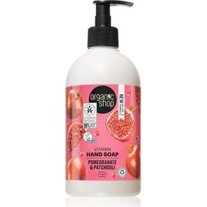 Organic Shop Pomegranate & Patchouli verzorgende vloeibare handzeep met Pompje 500 ml
