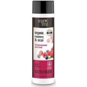 Organic Shop - Raspberry & Acai - Badschuim - 500 ml