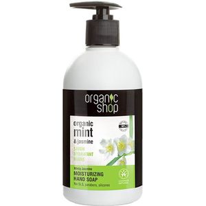Organic Shop - Minty Jasmine - Vloeibare Handzeep - 500 ml - Natuurlijke Ingrediënten