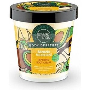 Organic Shop - Body Desserts - Body Crème - Banana Milkshake - 450 ml