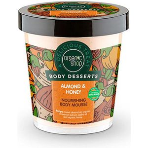 ORGANIC SHOP Body Desserts Voedende schuimcrème amandel/honing, 450 ml