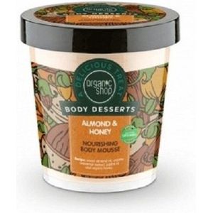 Organic Shop - Body Dessert - Voedende Body Mousse - Amandel en Honing - 450 ml
