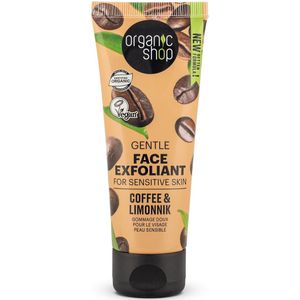 Organic Shop - Coffee & Lime Face Gommage - 75Ml - Biologisch Vegan