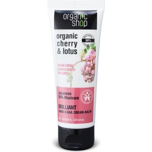 Organic Shop - Cherry & Lotus - Handcrème - 75 ml - Versterkend