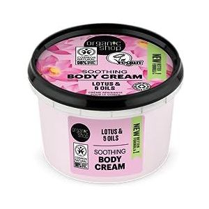Organic Shop Organic Lotus & 5 Oils Verzorgende Body Crème 250 ml