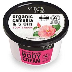 Organic Shop Organic Camellia & 5 Oils Verzorgende Body Crème 250 ml