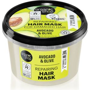 Organic Shop Avocado & Olive Herstellende Haarmasker 250 ml