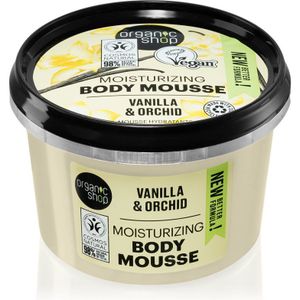 Organic Shop Vanilla & Orchid Body Mousse met Vanille 250 ml
