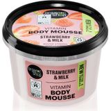 Organic Shop Strawberry & Milk Body Mousse 250 ml