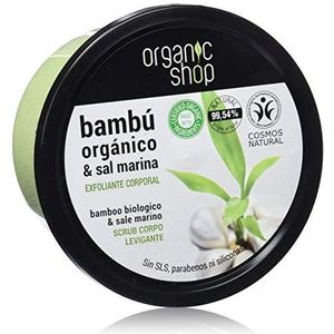 Organic Shop Body Polish Natural Bamboo and Sea Salt, 250 ml