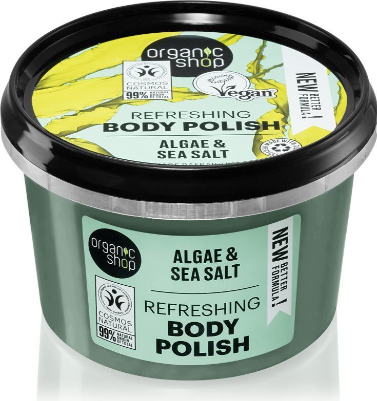 Organic Shop Algae & Sea Salt Body scrub 250 ml