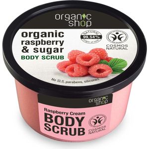 Organic Shop - Raspberry & Sugar - Body Scrub - 250 ml - Exfoliatie