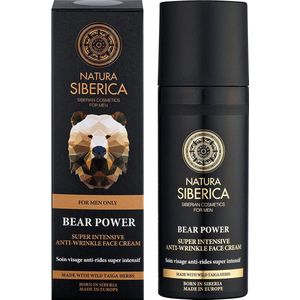 Natura Siberica - Bear Power - Gezichtscrème - Anti-Rimpel - Natuurlijke Ingrediënten