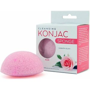 Konjac Spons Rose Flower - Face Wash - Vette Gevoelige Huid Natuurlijke Gezichtsreiniging - Konjac Spons Rituals - Facial Puff - Skincare - Makeup Remover
