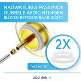 Bächlein - Plug - Verchroomd Messing - Vervangende Afdichting Inbegrepen