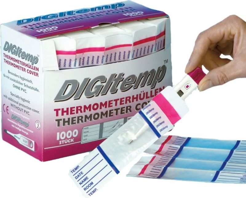 Universele digitale thermometerhoesjes 1000 stuks
