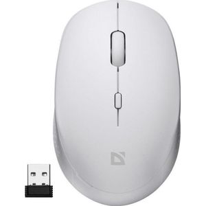 Defender - Auris MB-027 RF Silent - Muis - Wit - Optisch