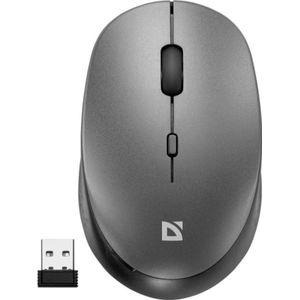 Defender - Auris MB-027 - Draadloze Muis - Grijs - Ergonomisch Ontwerp