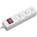 Stekkerdoos - 3 Stopcontacten - 1,5 Meter Kabel - ABS-Kunststof