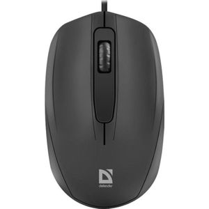 Defender Alpha MB-507 1000DPI 3P bedrade optische muis zwart (Bedraad), Muis, Zwart