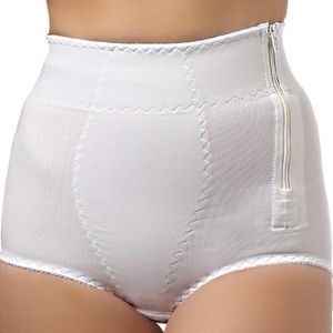 Medische Post - Keizersnede korset Figuurcorrigerend ondergoed - ritssluiting - maat XS - WIT made in EU