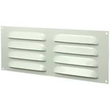 Europlast metalen ventilatierooster rechthoekig wit 260 x 105mm - MR26105