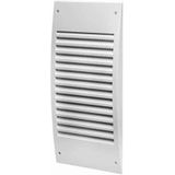 Europlast kunststof muurrooster wit 140 x 300mm - N30