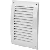 Europlast kunststof muurrooster wit 170 x 250mm - N25