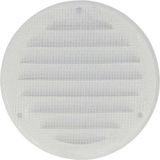 Europlast metalen ventilatierooster rond wit Ã˜ 125mm - MR125