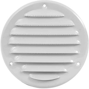 Europlast metalen ventilatierooster rond wit Ã˜ 160mm - MR160