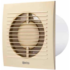 Badkamerventilator 150 mm GOUD met trekkoord en stekker EE150WPG