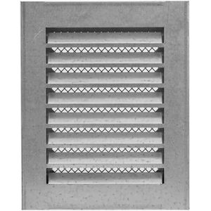 Europlast metalen ventilatierooster industrieel zink 150 x 200mm - MRF1520ZN