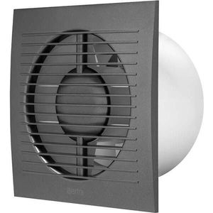 Europlast badkamerventilator 100 mm antraciet met timer - EE100TA