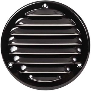 Metalen ventilatierooster rond Ø200 mm zwart - MR200M - RAL9005