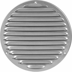 Metalen ventilatierooster rond Ø200 mm grijs - MR200P - RAL9006