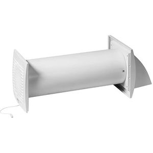 Decentrale WTW-unit Ø125 mm met trekkoord en stekker