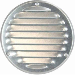 Europlast metalen ventilatierooster rond zink Ã˜ 160mm - MR160ZN