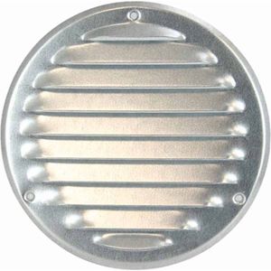 Europlast metalen ventilatierooster rond zink Ã˜ 125mm - MR125ZN