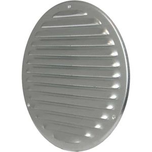 Europlast metalen ventilatierooster rond zink Ã˜ 100mm - MR100ZN